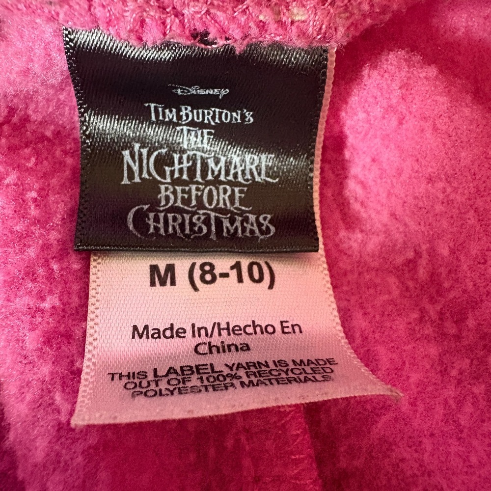 Disney Tim Burton's The Nightmare Before Christmas Sweatpants Women 29x26.5 Pink - Picture 6 of 13